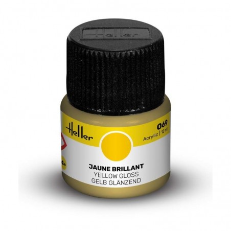 Heller 9069 Peinture Acrylique 069 jaune brillant